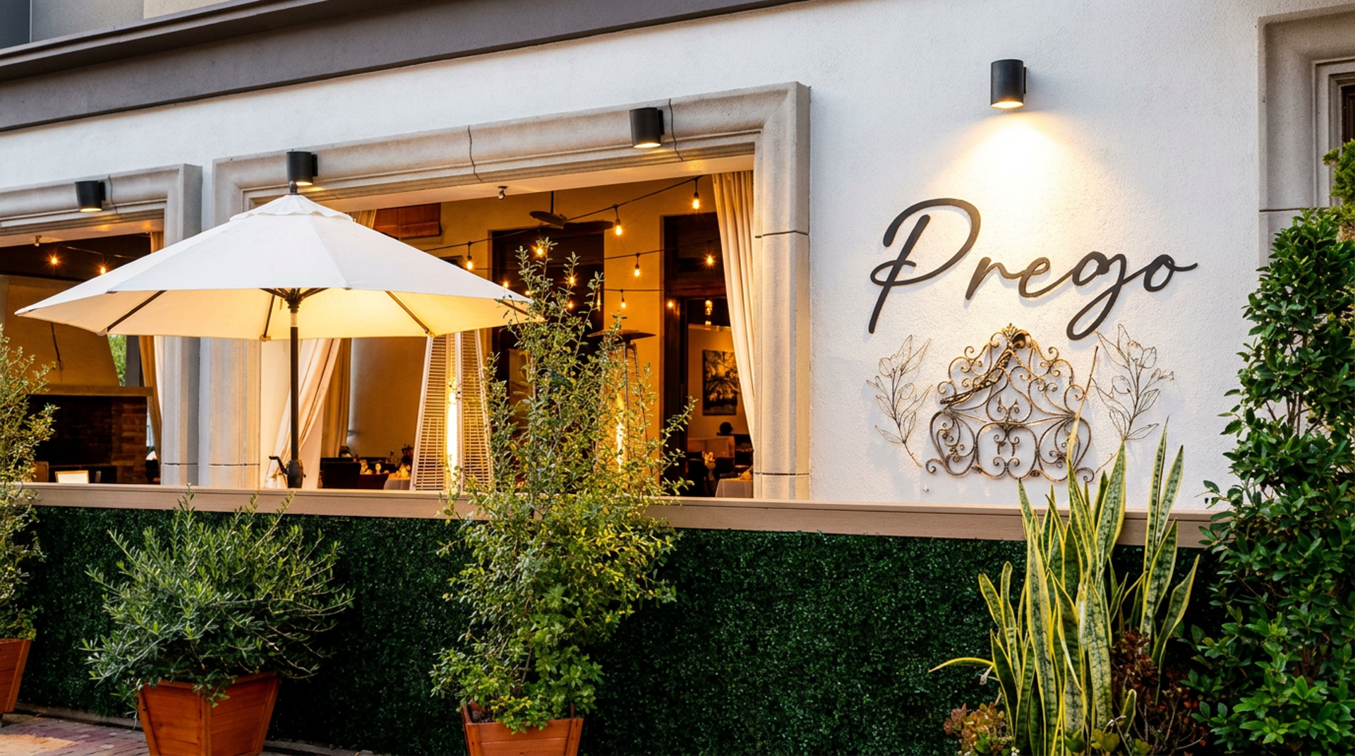 Al fresco dining at The District